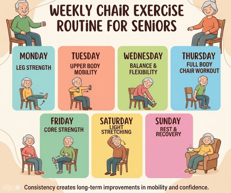 Free Chair Exercises for Seniors to Lose Weight