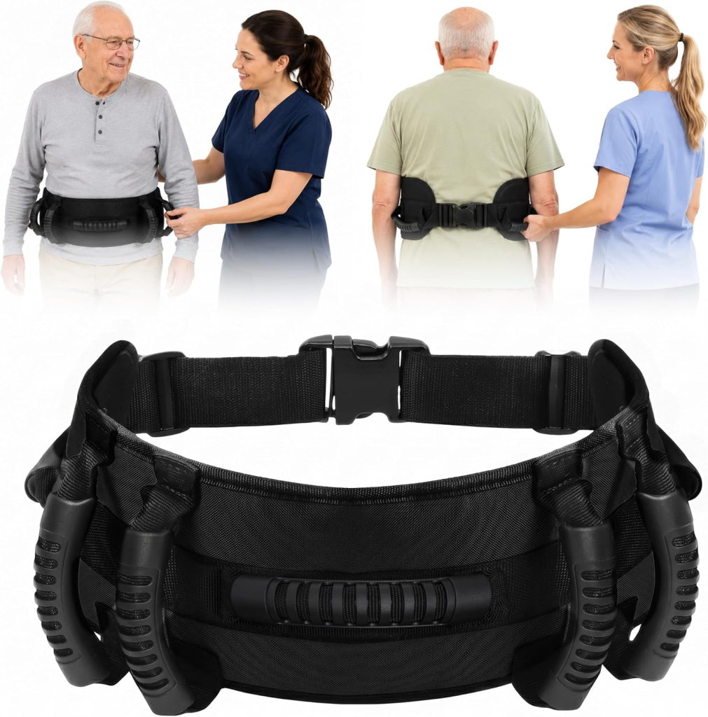 N1NZDYY Gait Belt for Seniors with Padded Handle