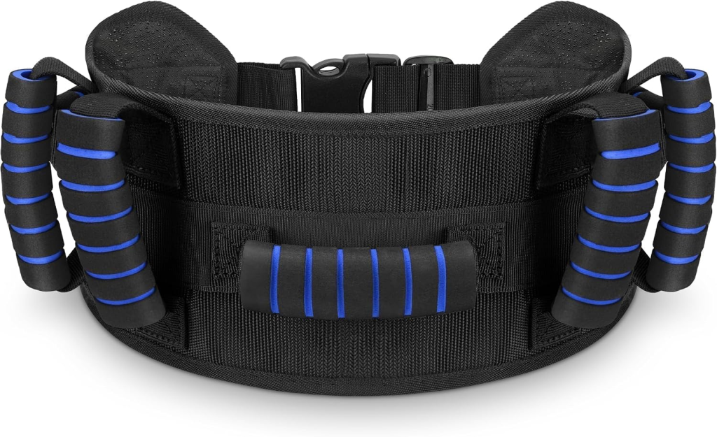 Silimore Gait Belt for Seniors with 7 Handles