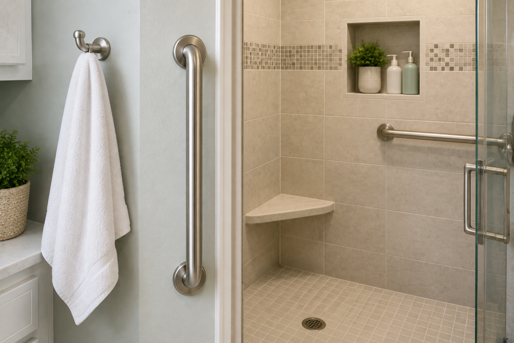 Shower Grab Bar Placement