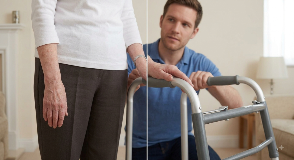walker height adjustment