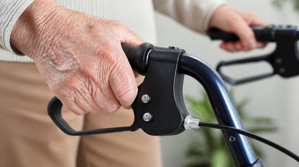 how to use a rollator