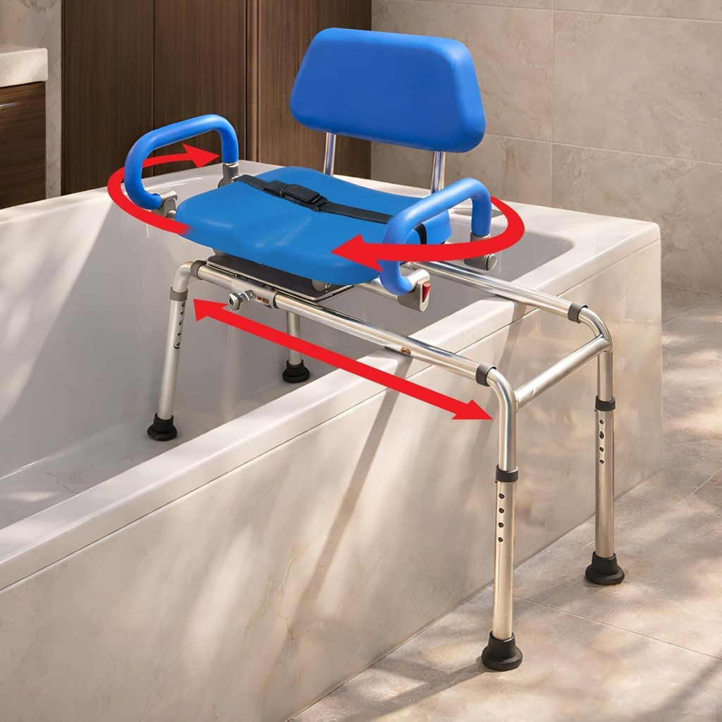 Platinum Health Carousel Sliding Shower Chair