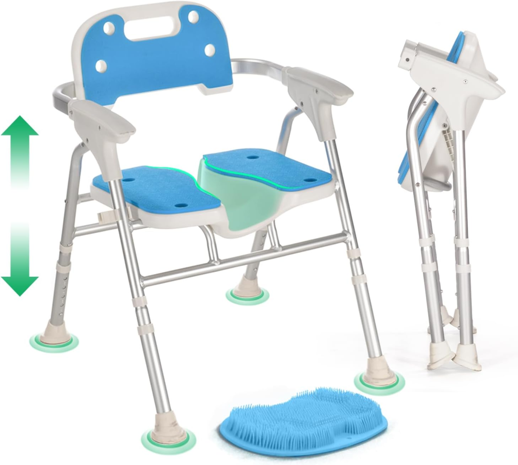 Veltoptree Heavy Duty Foldable Shower Chair