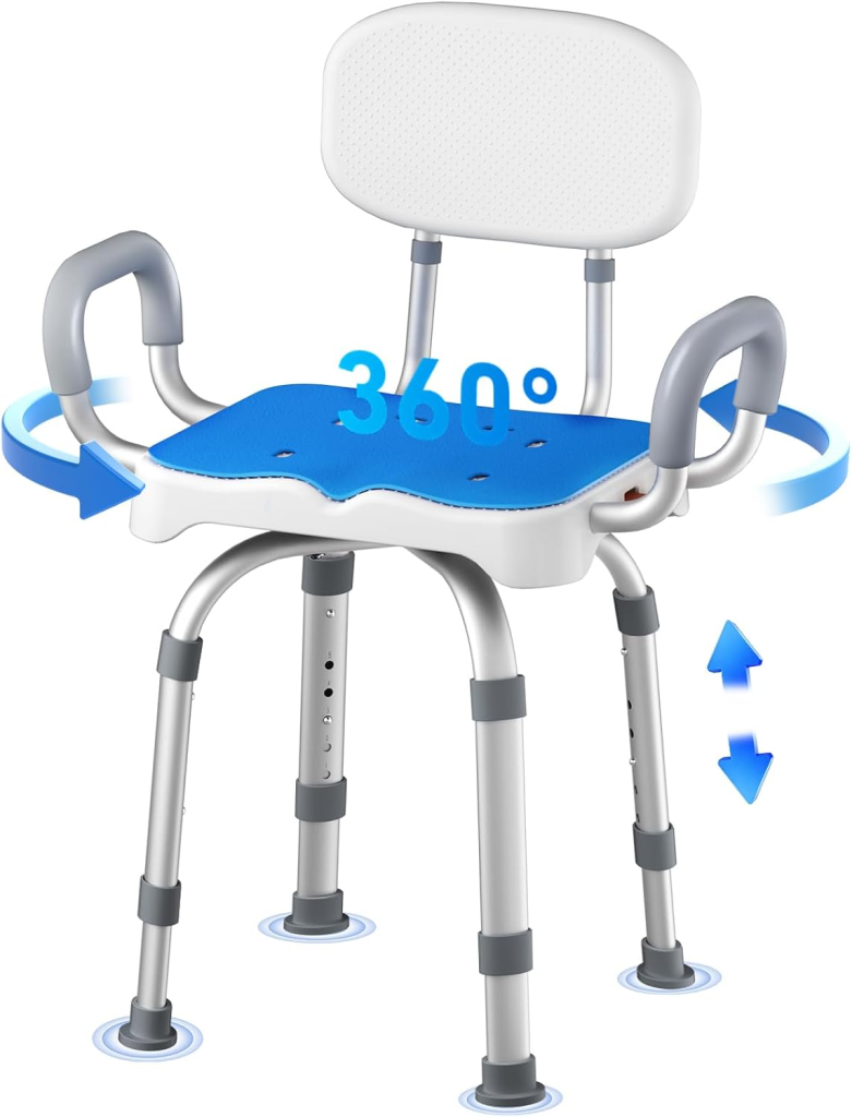 KingPavonini 360 Swivel Shower Chair