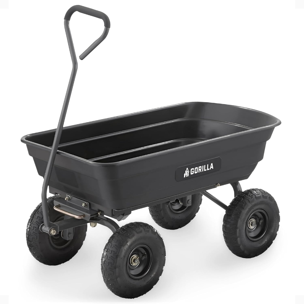 Gorilla 4 Cu. Ft. Poly Dump Cart
