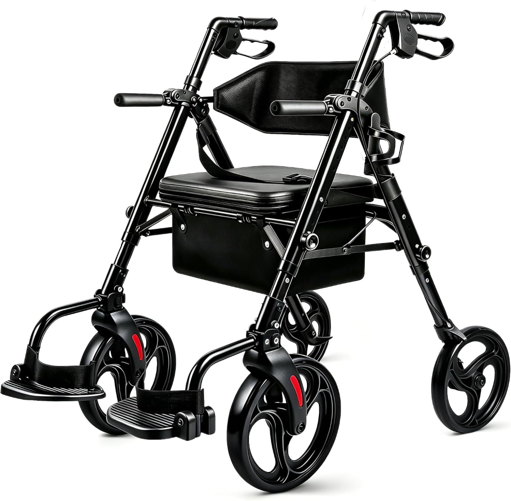 FlyingJoy 2-in-1 Rollator Walker