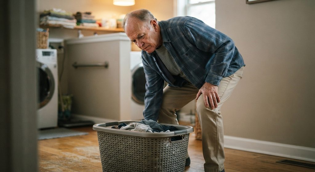 laundry basket on wheels for elderly