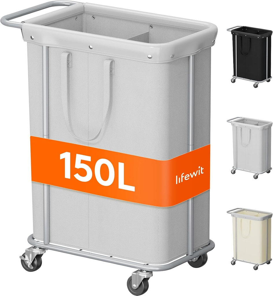 Lifewit Tall Rolling Laundry Hamper