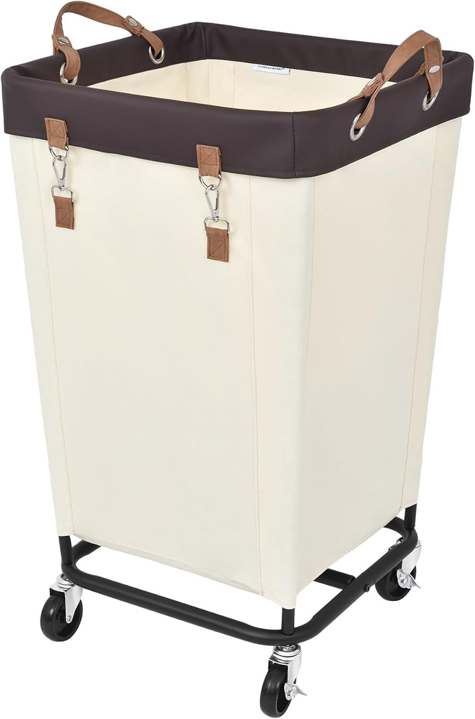 StorageWorks Rolling Laundry Hamper